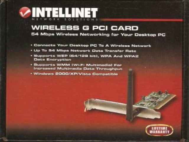 Intellinet PCI Placa Wireless G