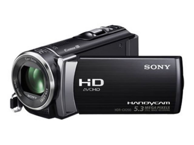 Filmadora HD Sony HDR-CX200/B